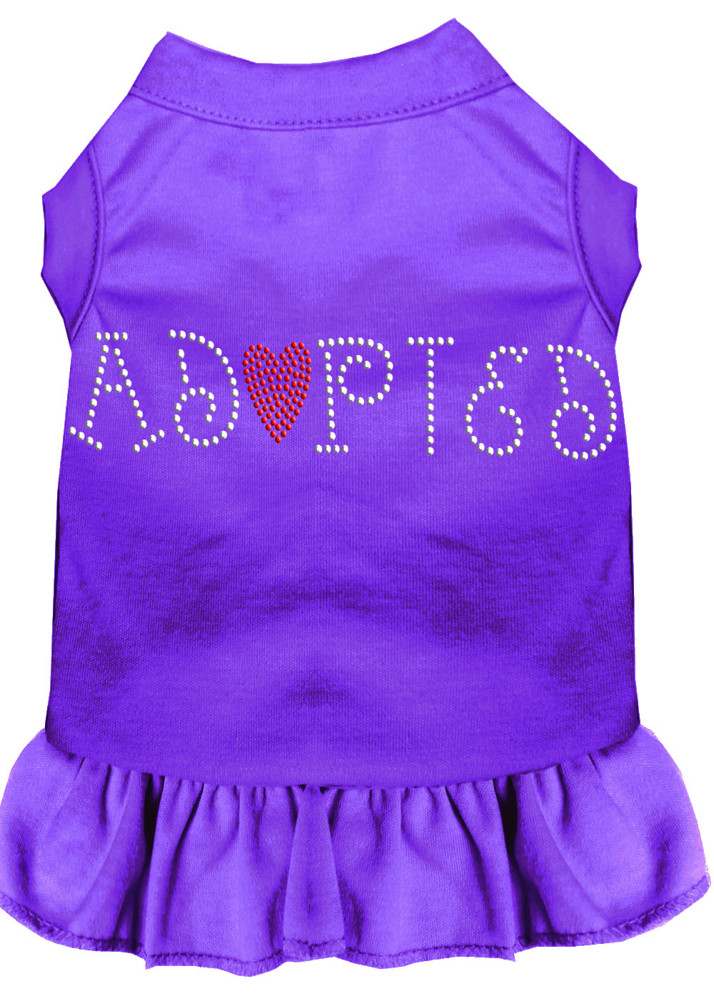 Adopted Rhinestone Dress Purple Sm